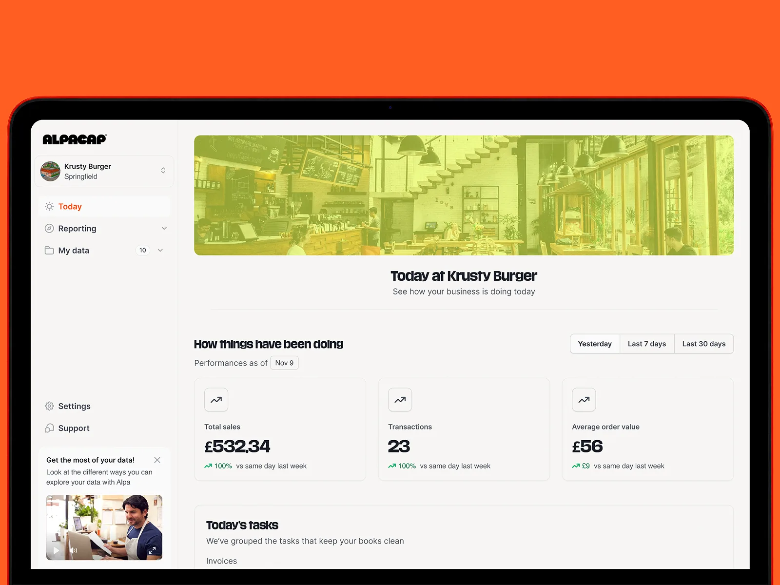 TechVision Dashboard preview